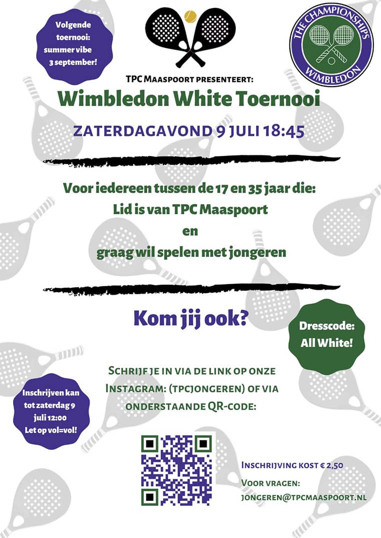 Wimbledon White Padel Toernooi
