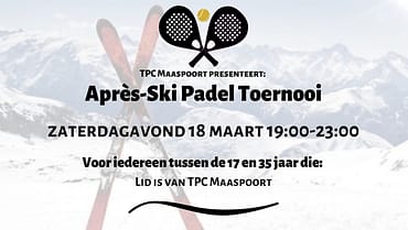 Aprés Ski Padel Toernooi