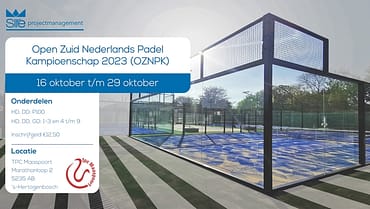 Open Zuid Nederlands Padel Kampioenschap 2023