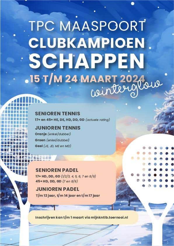 Clubkampioenschappen TPC-Maaspoort 2024