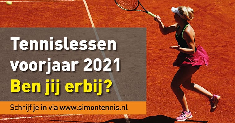 Tennislessen Voorjaar 2021