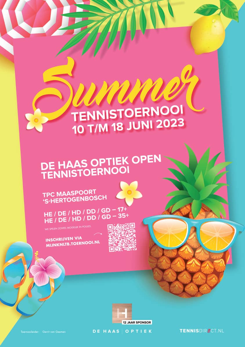 De Haas - Summer Tennistoernooi 2023 - TPC Maaspoort